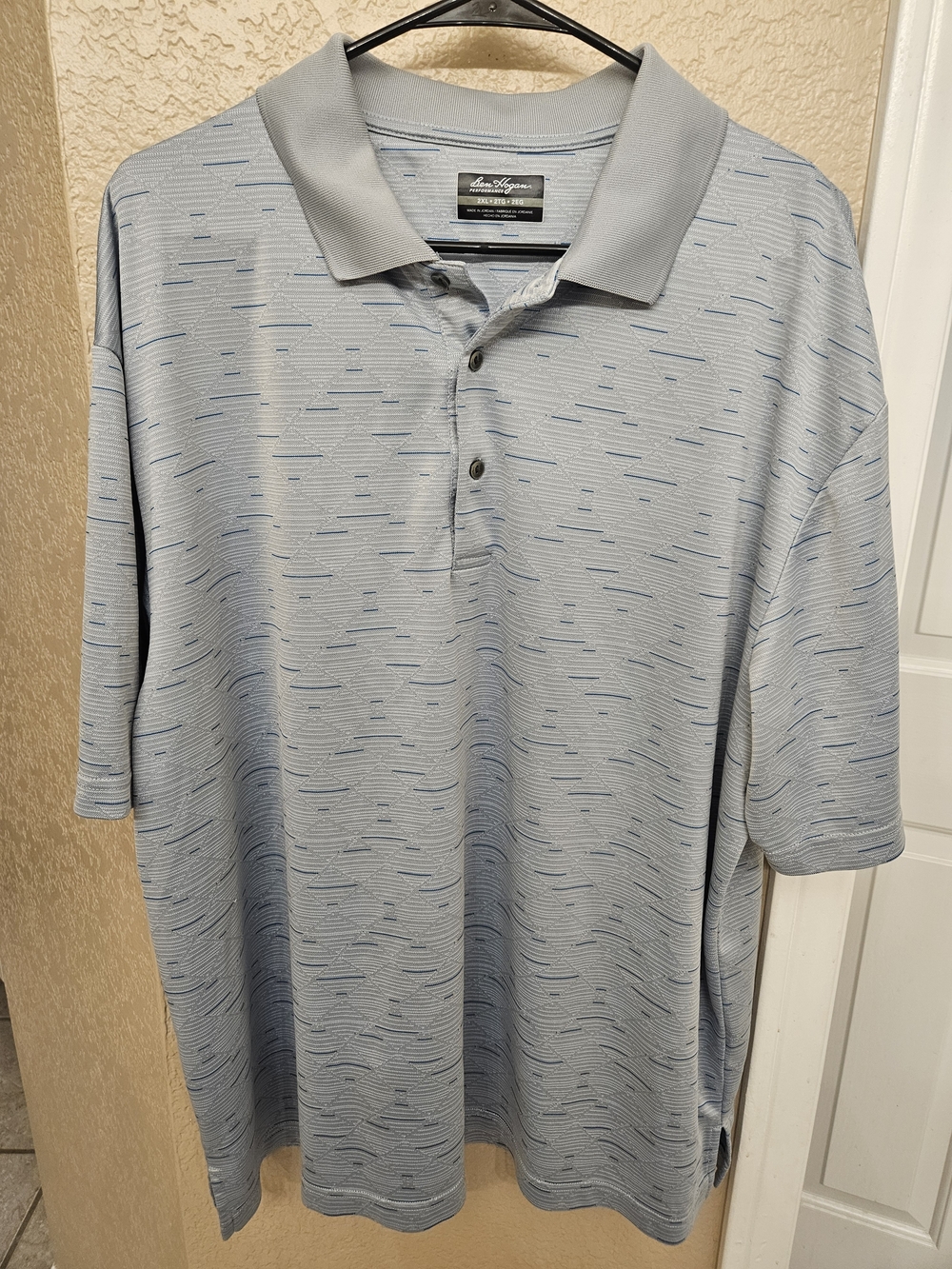 Ben Hogan Light Blue Golf Shirt 2XL